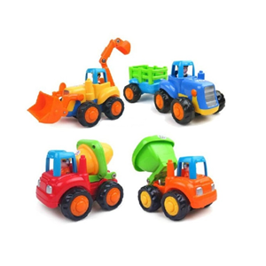 اسباب بازی ست 4 تایی ماشین راهسازی هولی تویز Hola Toys مدل 326 -اسباب بازی